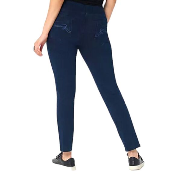 Women With Control Jeans 4 Tummy Control Stretch Wonder Denim Renee Goldstein - Picture 14 of 16